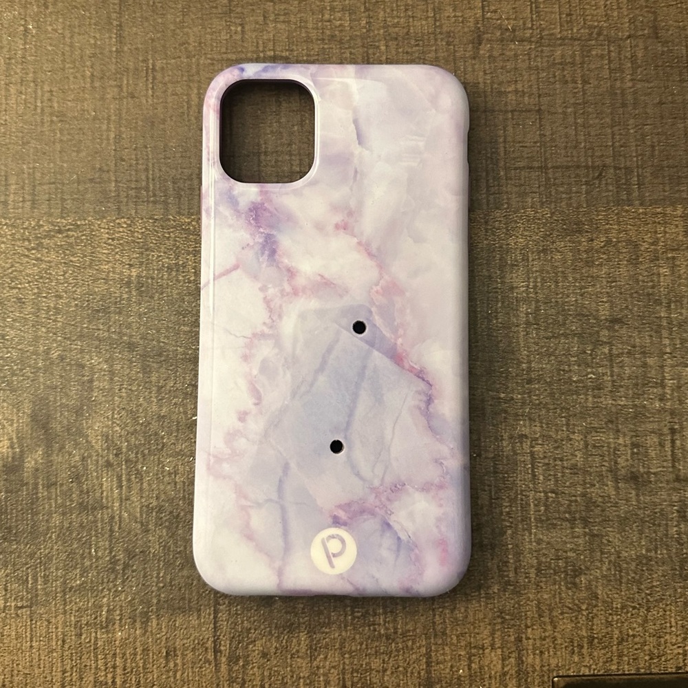 Purple Marble iPhone 11 Pro Lefty Loopy Case!